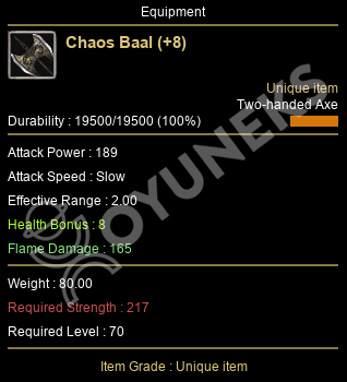 Chaos Baal (+8)