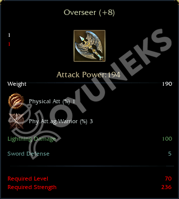 Overseer (+8)
