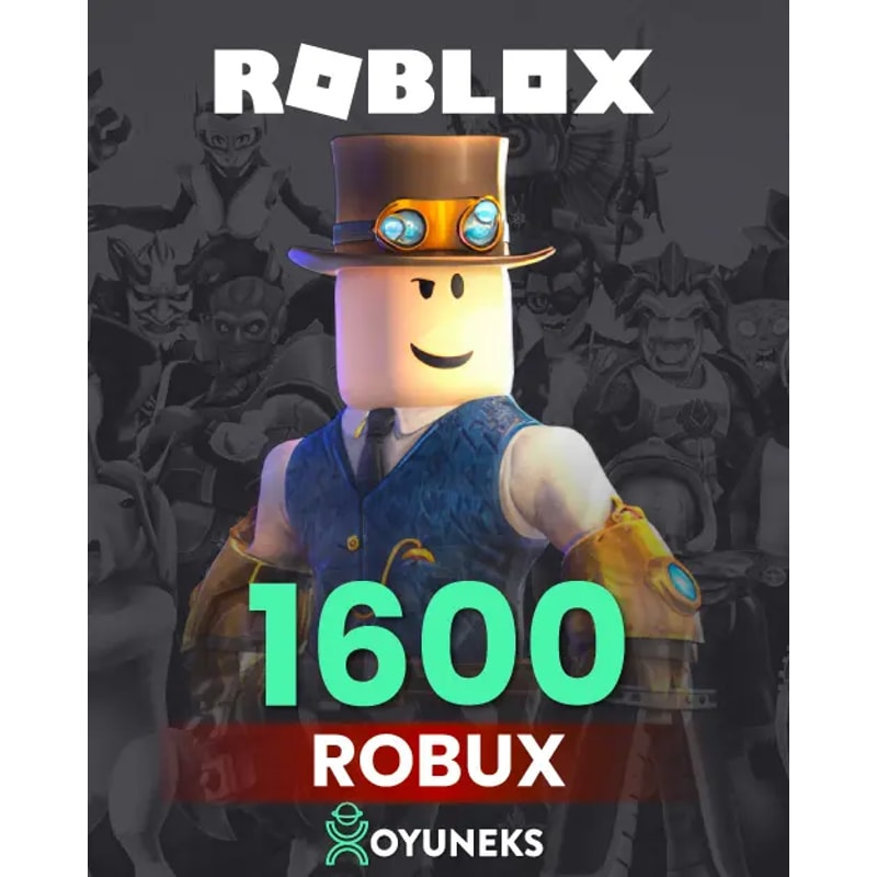 Roblox 1600 Robux