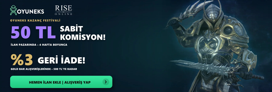 Rise Online Kazanç Festivali