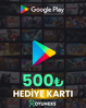 Google Play Google Play 500 TL