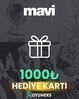 MAVİ 1000 TL HEDİYE KARTI