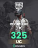 PUBG 325 UC TR ID