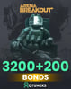Arena Breakout Mobile 3.400 Bonds