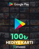 Google Play Google Play 100 TL