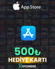 App Store iTunes 500 TL Gift Card