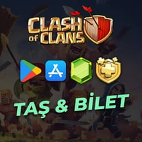 Clash of Clans Elmas ve Altın Bilet Satın Al