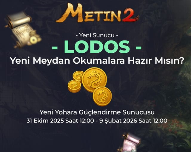 yeni Sunucu Lodos Metin2
