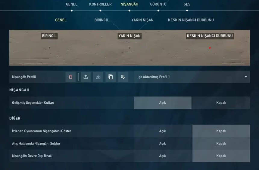 Profesyonellerin Kullandığı En İyi Valorant Crosshair (Nişangah) Kodları 2025