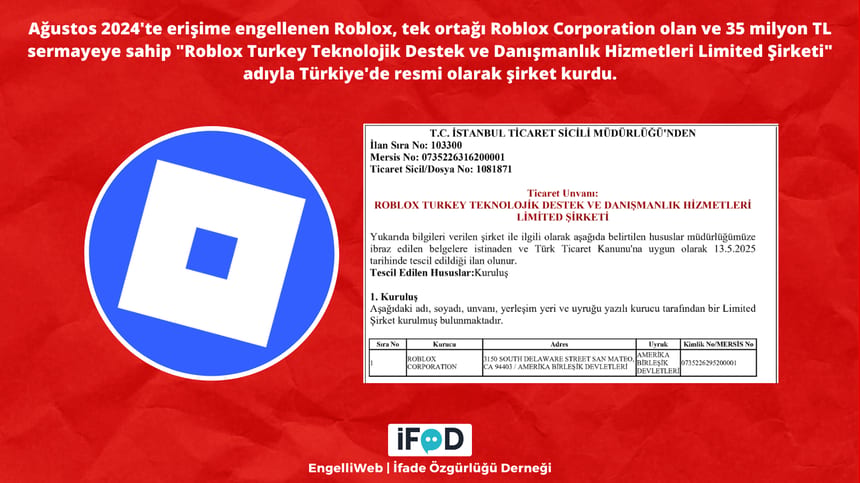 Roblox Türkiye Şirket Kurdu