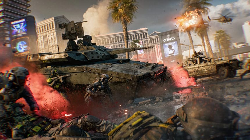Battlefield 6 çok oyunculu mod savaş sahnesi
