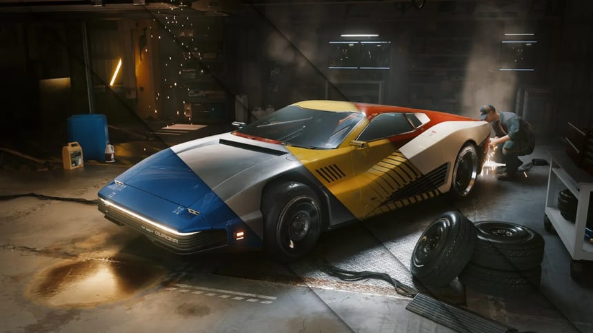 Cyberpunk 2077 Phantom Liberty genişlemesinden aksiyon dolu bir sahne