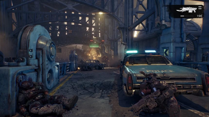 Gears of War E-Day Emergence Day savaş sahnesi ve sistem gereksinimleri