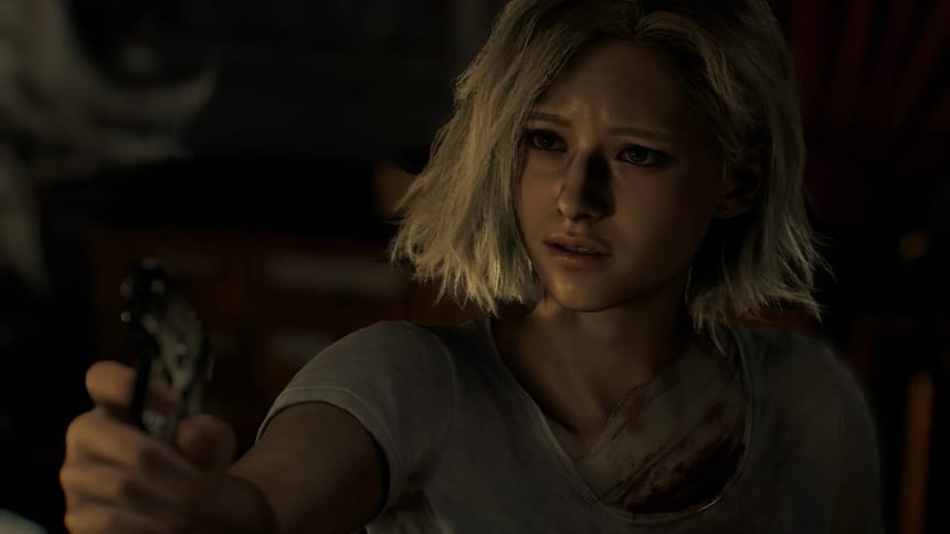 Resident Evil Requiem korku oyunundan karanlık atmosfer görüntüsü