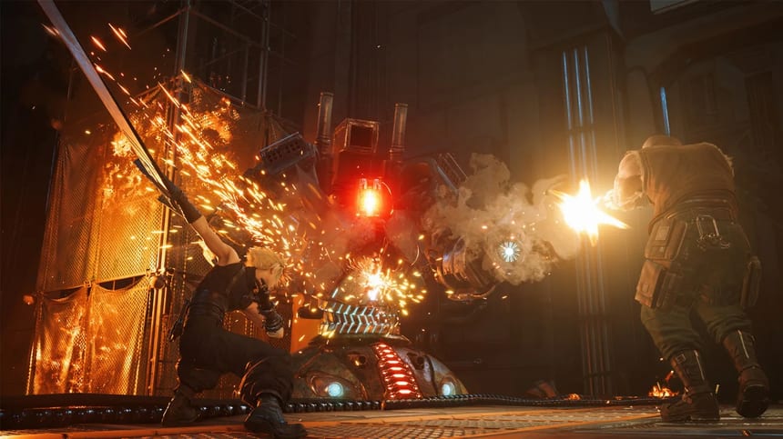 Final Fantasy VII Remake aksiyon sahnesi Game Pass