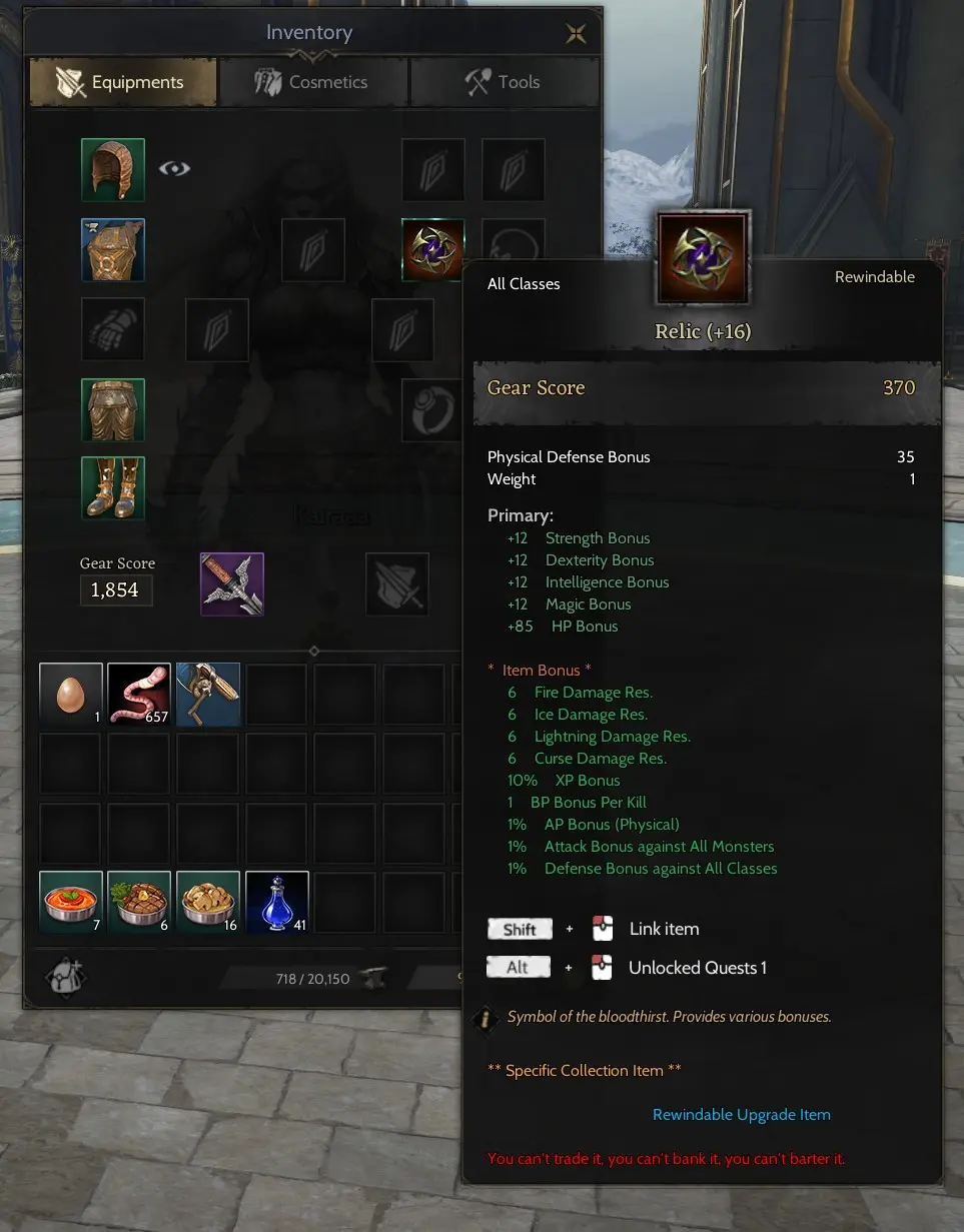 Relic 16 - 85lvl Toplayıcı Priest