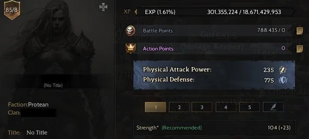 85/8 Priest Toplama ve Craft Karakteri (Aarvad)