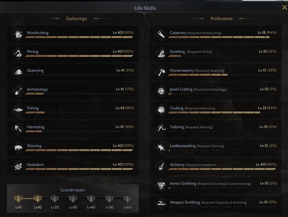 SELL 85/5 GM1--TOPLAMACI ROGUE FULL 40+ MESLEK