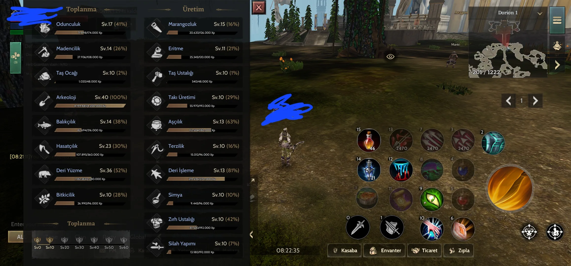 84 Level Gm1 Rogue Relic +1 Nyra +1  70 Okcu skil acik
