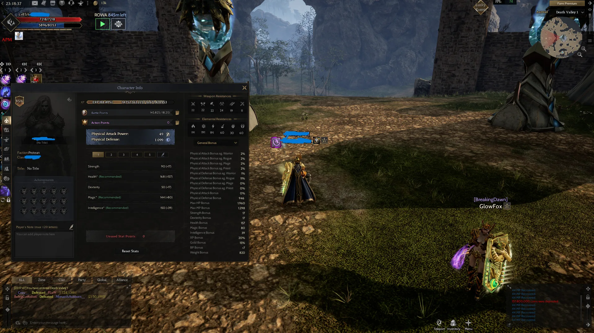 85/6 RELİC 15 TOPLAMALI GM1 E YAKIN MAGE