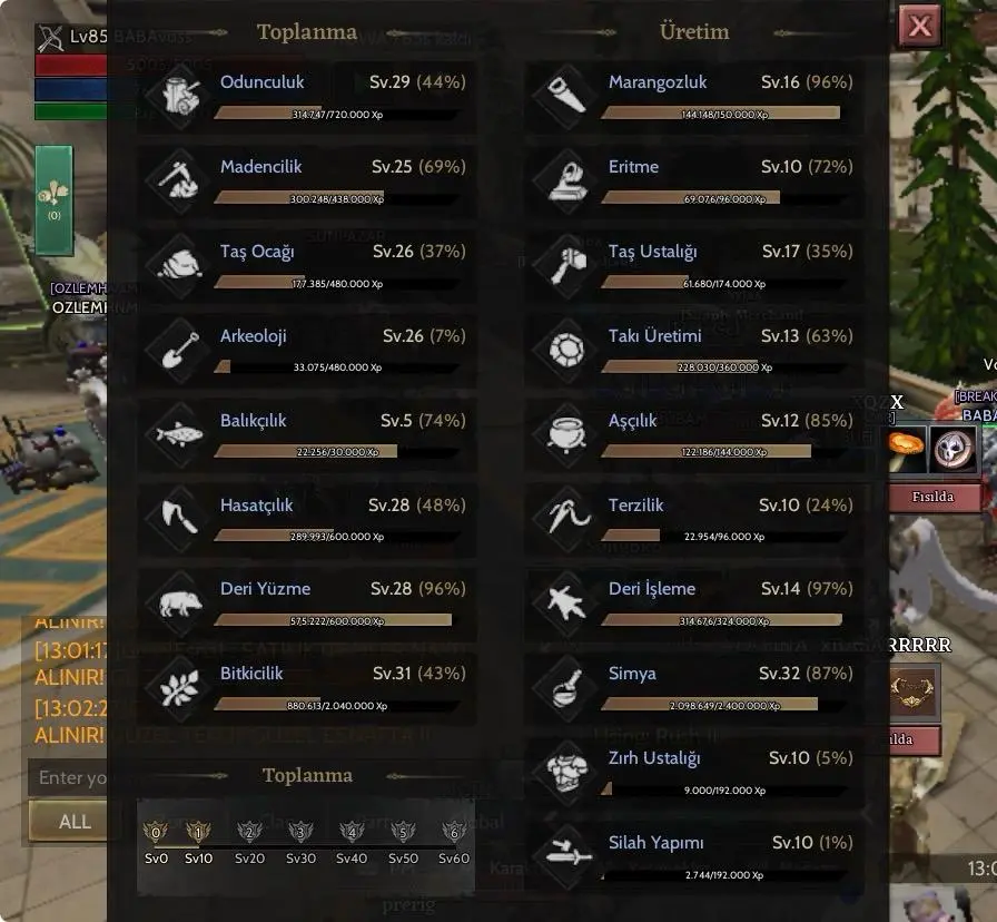 GM 1 TOPLAMA VE CRAFT