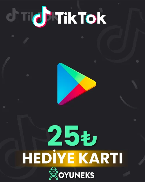 25 TL Google Play Jeton