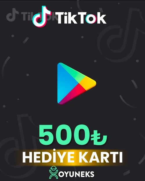 500 TL Google Play Jeton