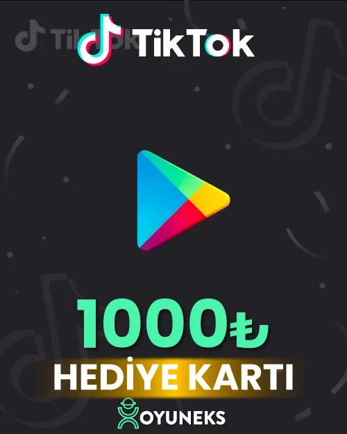 1.000 TL Google Play Jeton