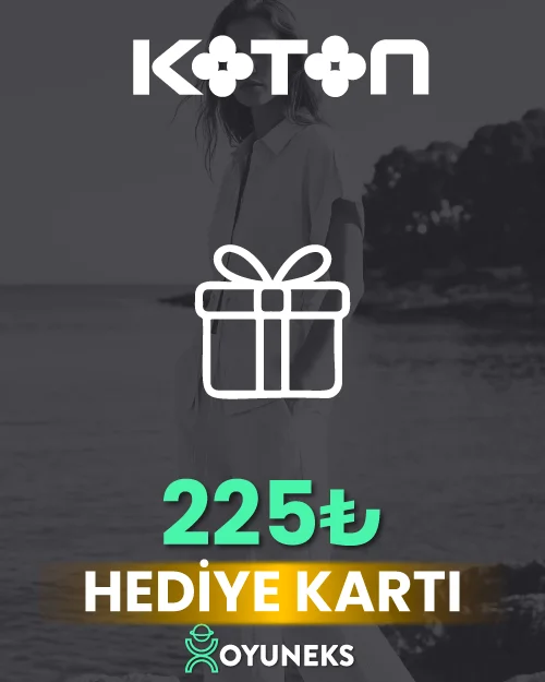 KOTON 225 TL HEDİYE KARTI
