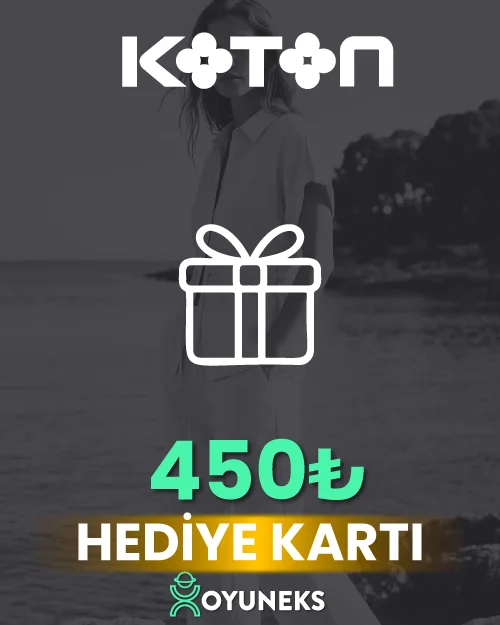 KOTON 450 TL HEDİYE KARTI