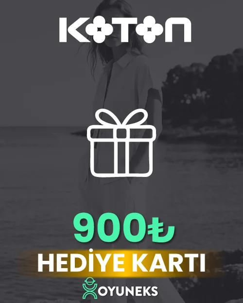 KOTON 900 TL HEDİYE KARTI
