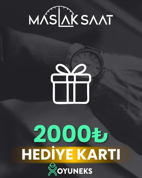 MASLAK SAAT 2000 TL HEDİYE KARTI