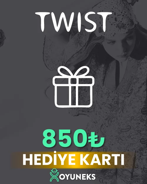 TWIST 850 TL HEDİYE KARTI