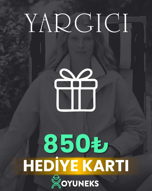 YARGICI 850 TL HEDİYE KARTI