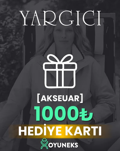 YARGICI ACCESSORIES 1000 TL HEDİYE KARTI