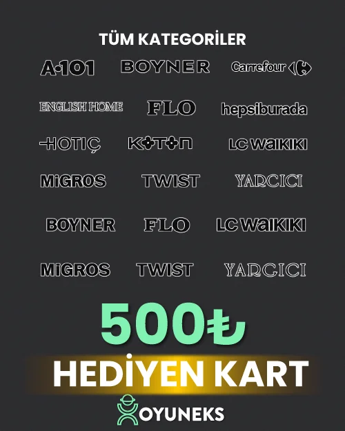 Tüm Kategoriler - 500 TL