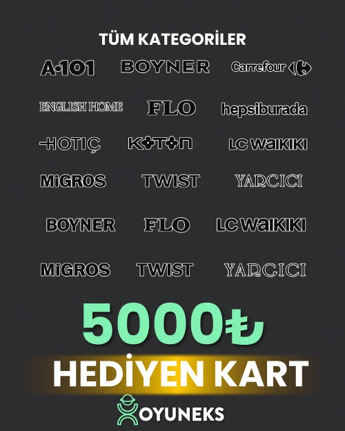 Tüm Kategoriler - 5000 TL