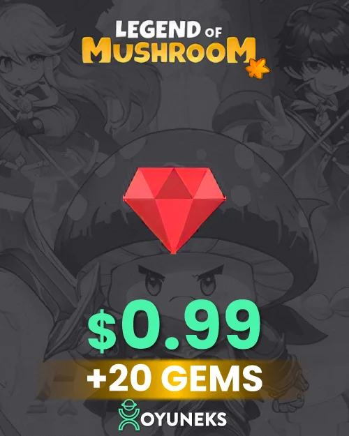 0.99 USD Gems + 20 Elmas