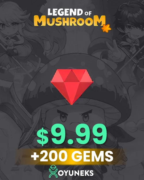 9.99 USD Gems + 200 Elmas