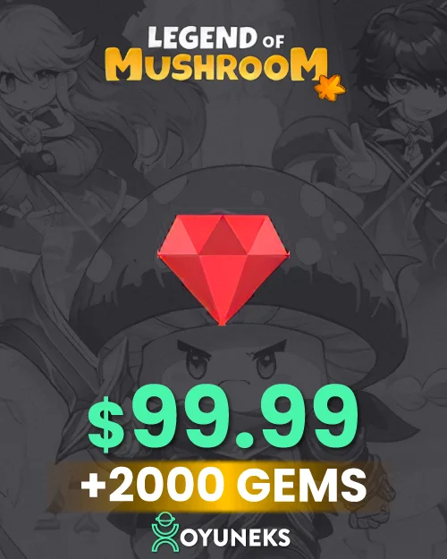 99.99 USD Gems + 2000 Elmas