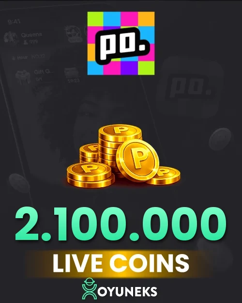 2.100.000 Poppo Live كوينز