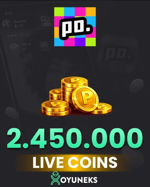 2.450.000 Poppo Live كوينز