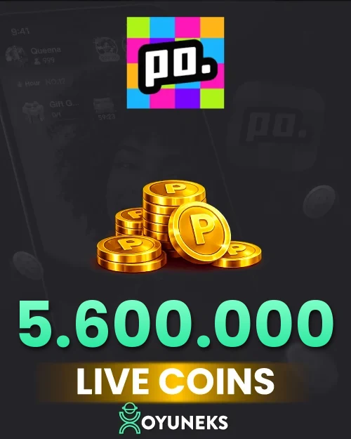5.600.000 Poppo Live كوينز
