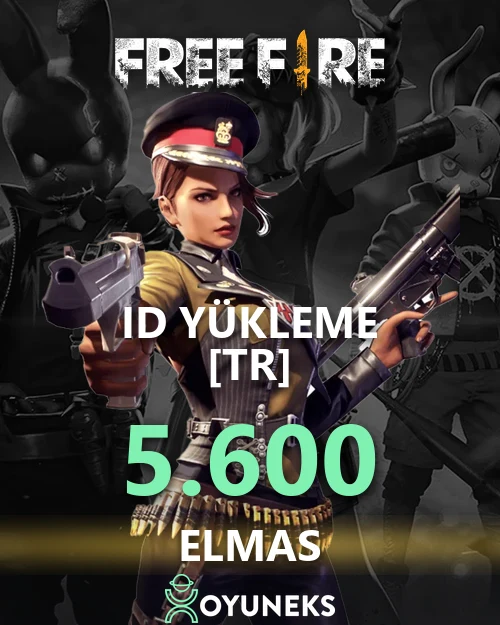 Free Fire 5.600 Elmas TR ID
